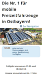 Mobile Screenshot of bayern-camper.de