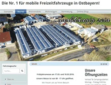 Tablet Screenshot of bayern-camper.de